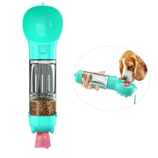 4 in 1 Portable Pet Water Bottle