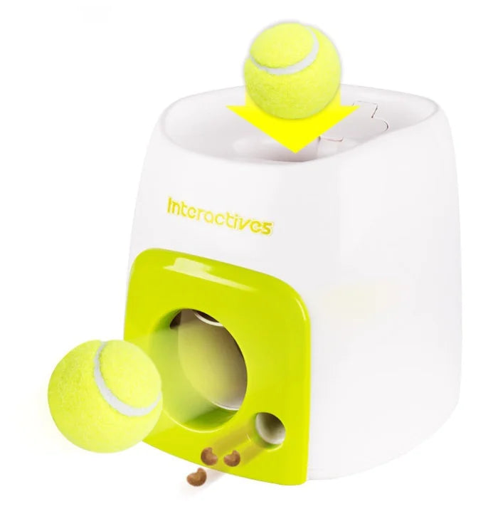 Pet Dog Baseball Food Reward Machine