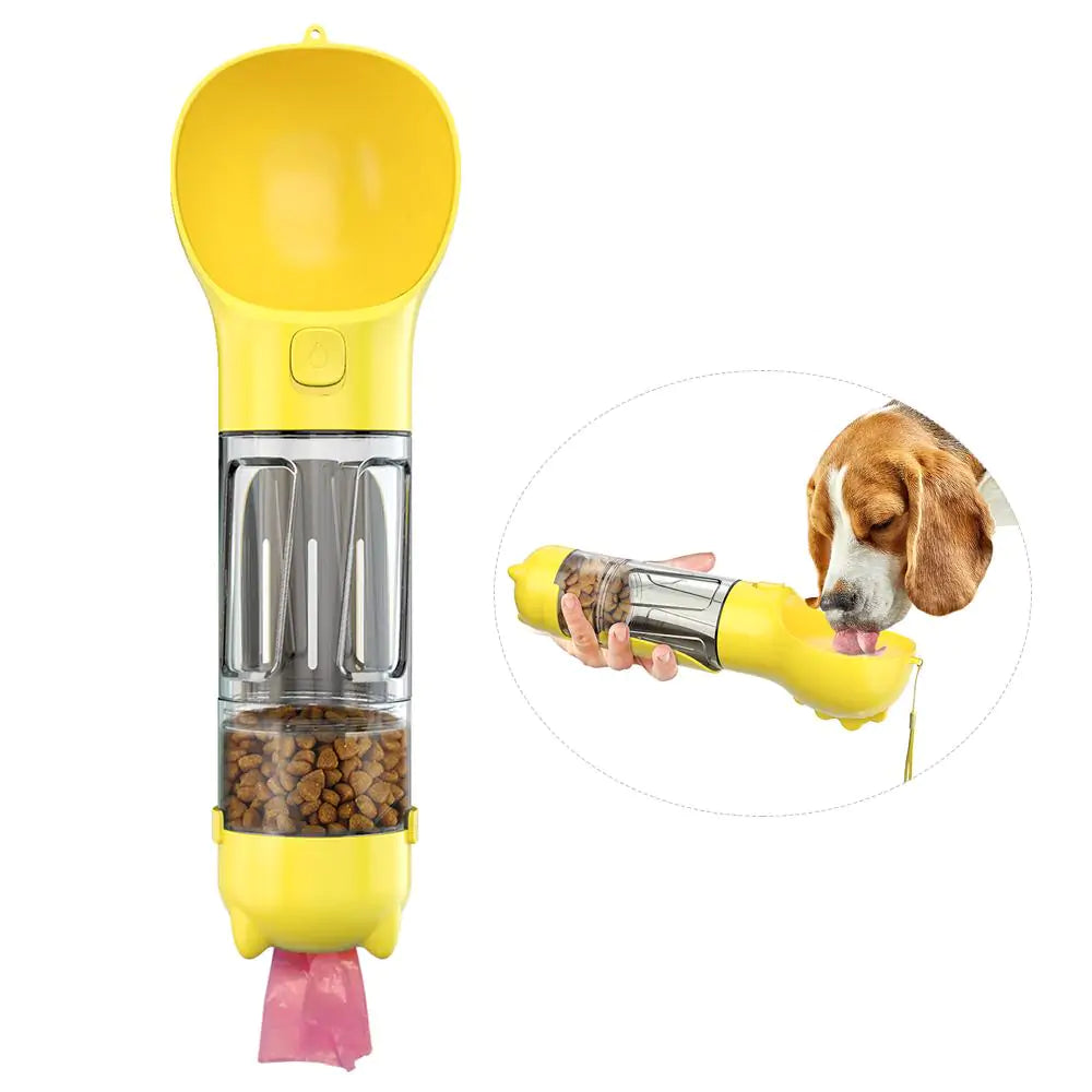 4 in 1 Portable Pet Water Bottle