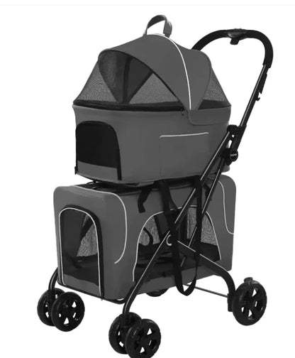 Small Dog Lightweight Folding Cat Dog Trolley