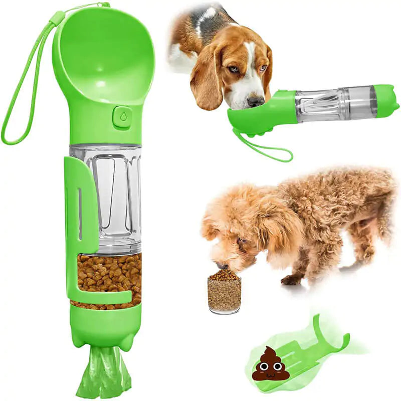 4 in 1 Portable Pet Water Bottle